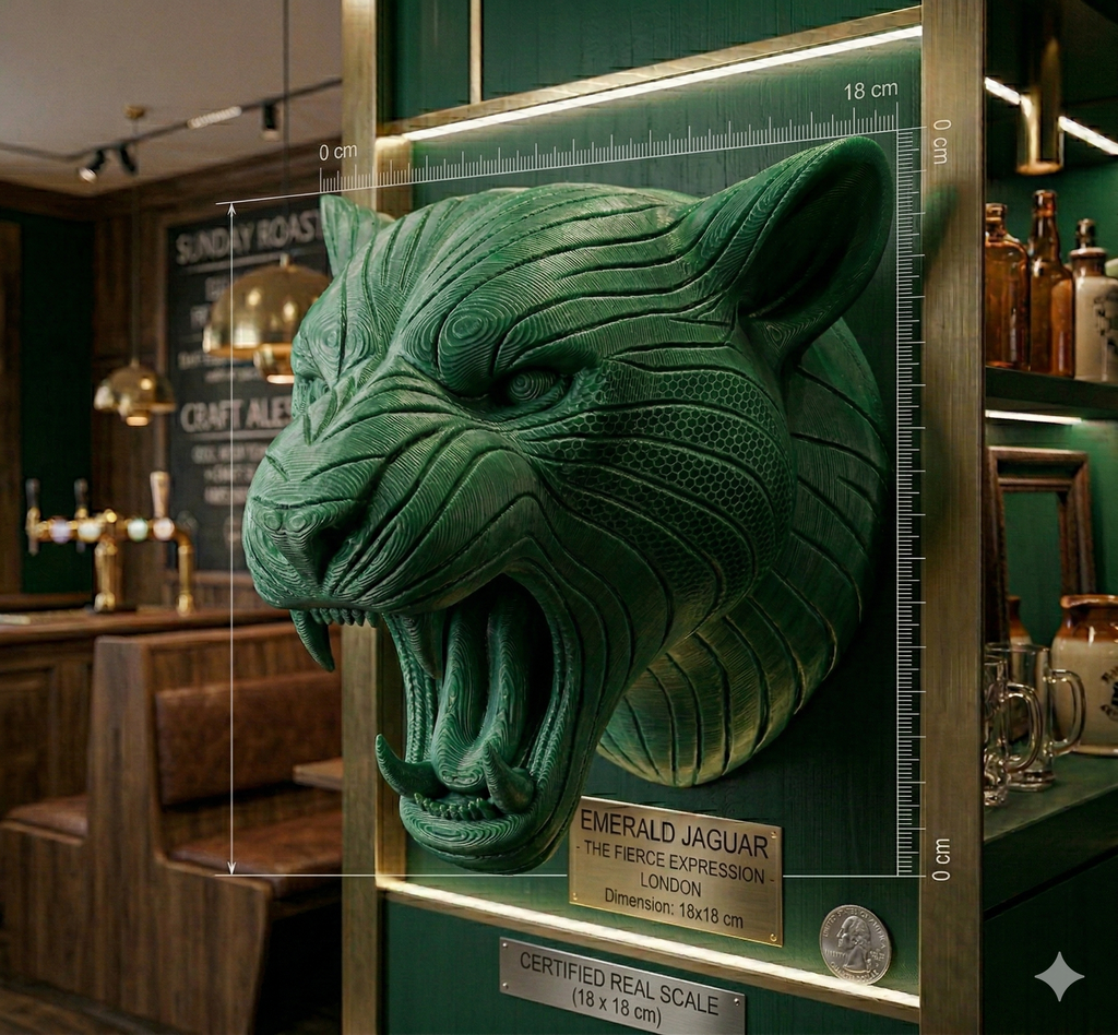 Leopard Apex – Scultura da Muro 3D Artigianale | Urban Luxury Edition (18x18 cm)