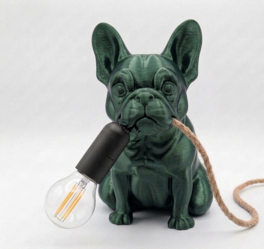 🐶 Lampada Frenchie Glow: L'Icona del Design in Stampa 3D