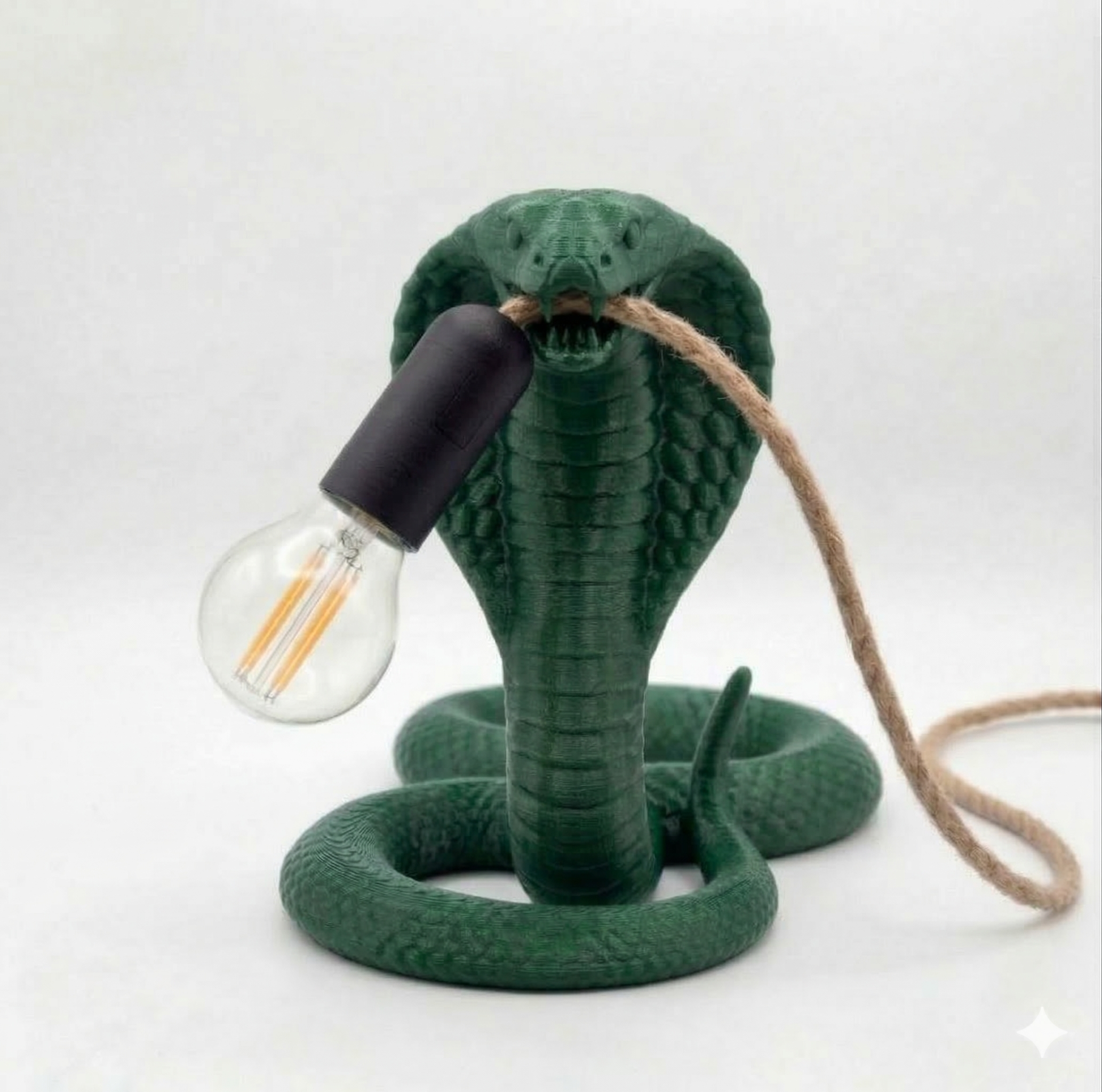 Cobra Strike Light: Lampada di Design in Stampa 3D –L= 24cm