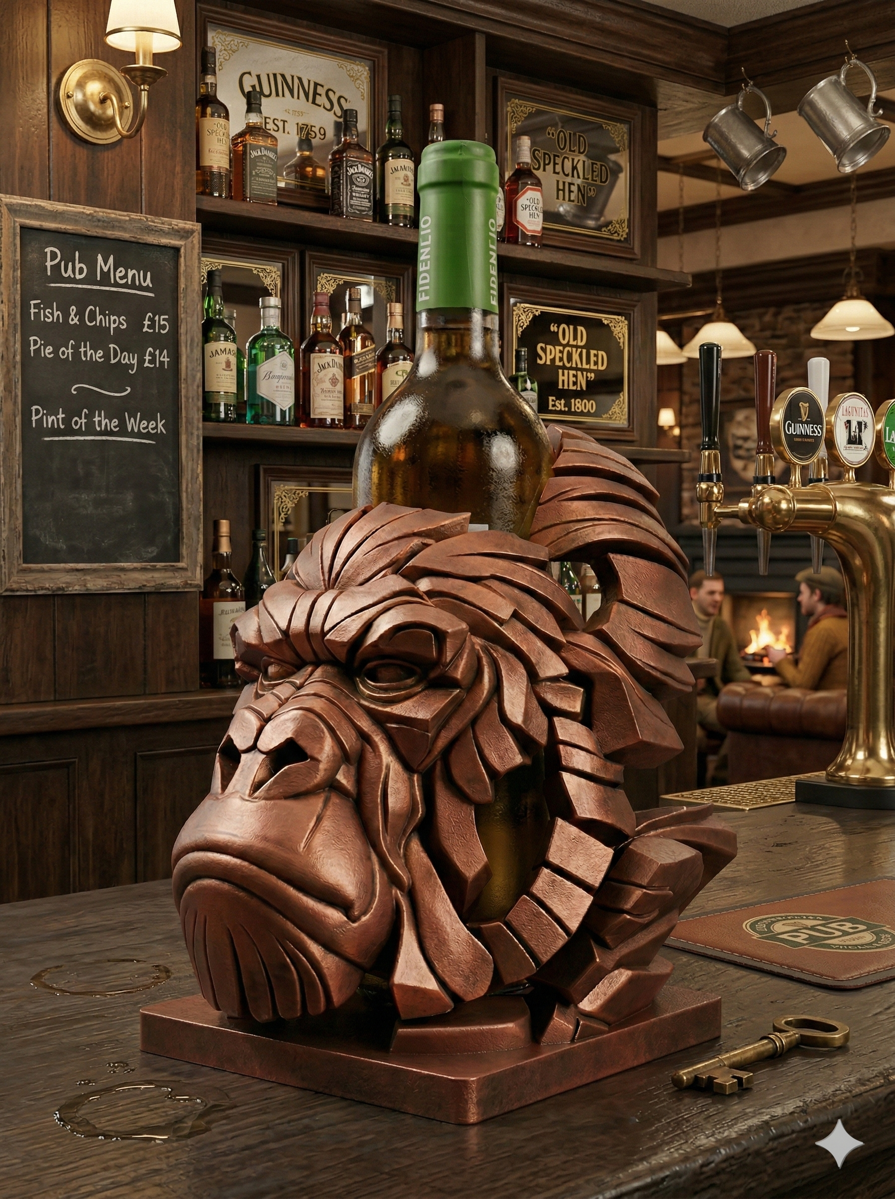 Supporto Portabottiglie Gorilla Wine