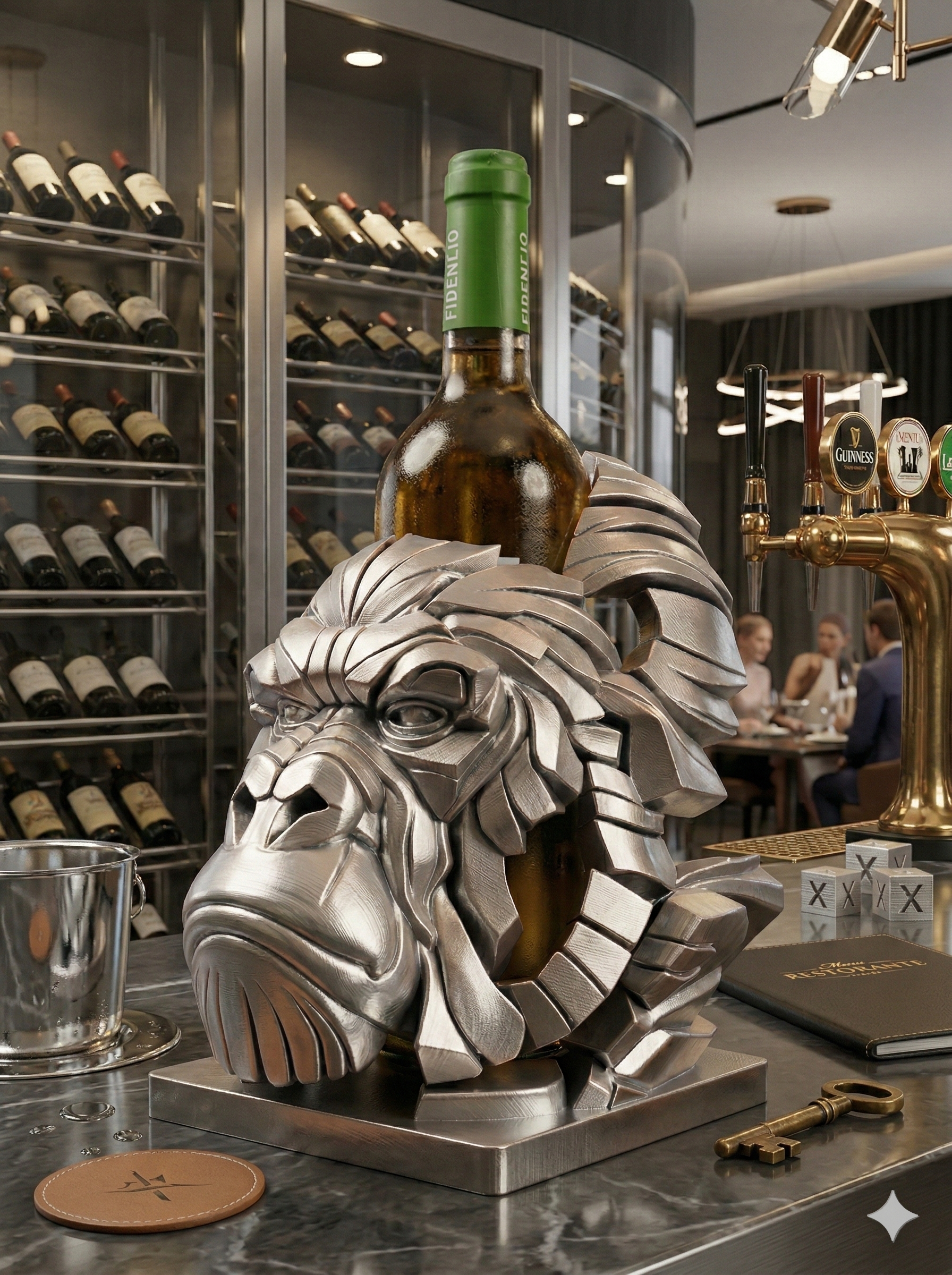 Supporto Portabottiglie Gorilla Wine