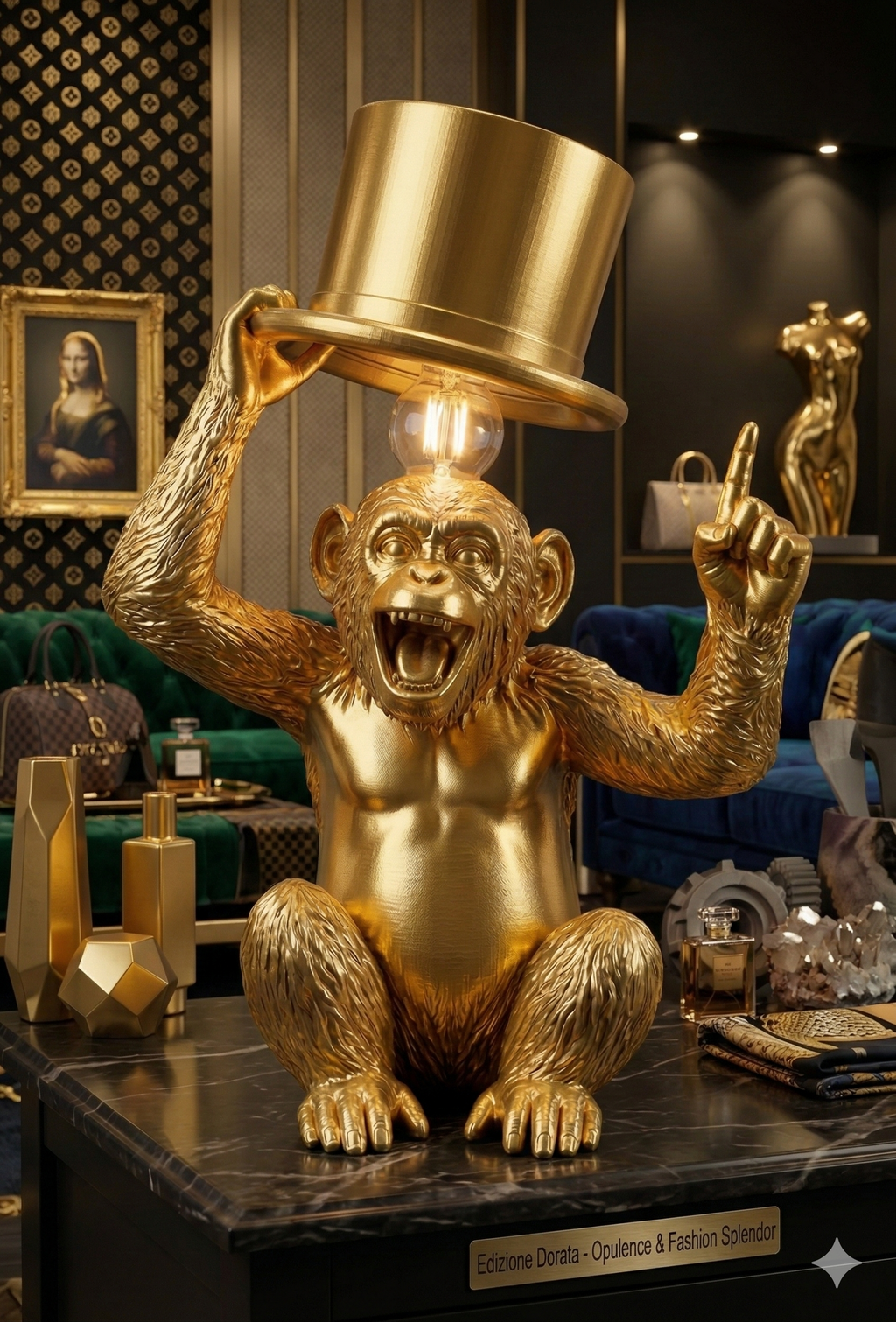 MONKEY LAMPADA 3D L=35CM