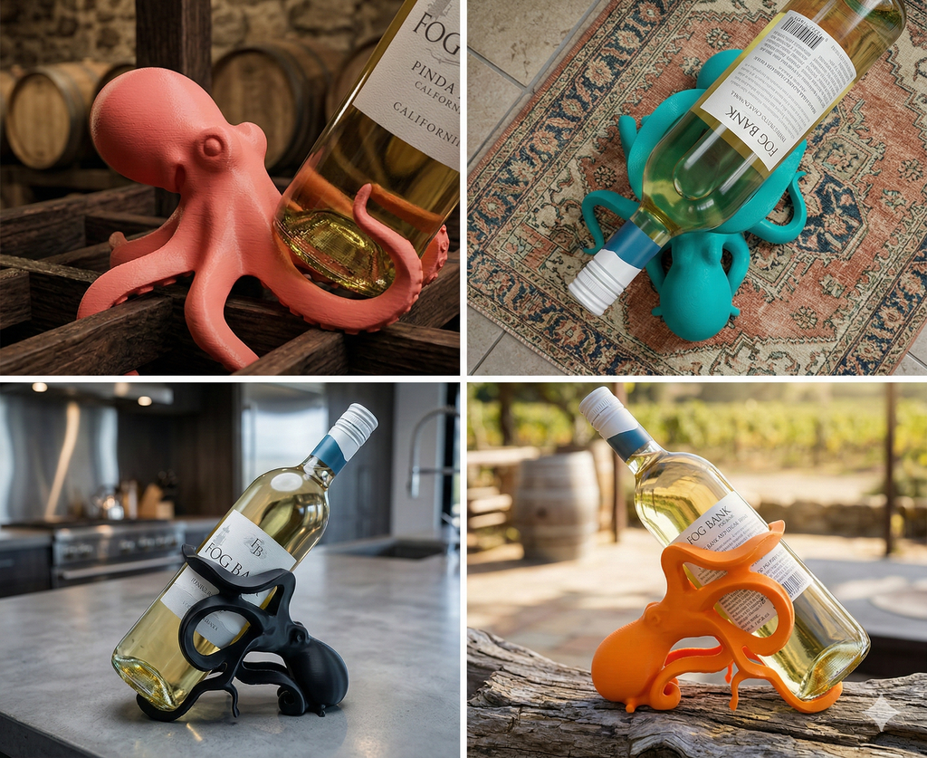 Octopus Wine Bottle Holder