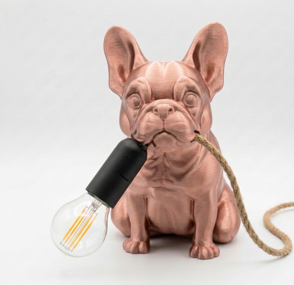🐶 Lampada Frenchie Glow: L'Icona del Design in Stampa 3D