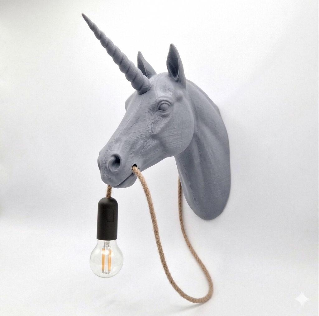Unicorn Light/Lampada Unicorno 24 cm