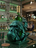 Supporto Portabottiglie Gorilla Wine
