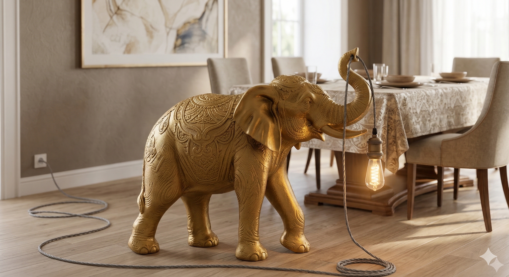 Elephant Lamp 80 cm