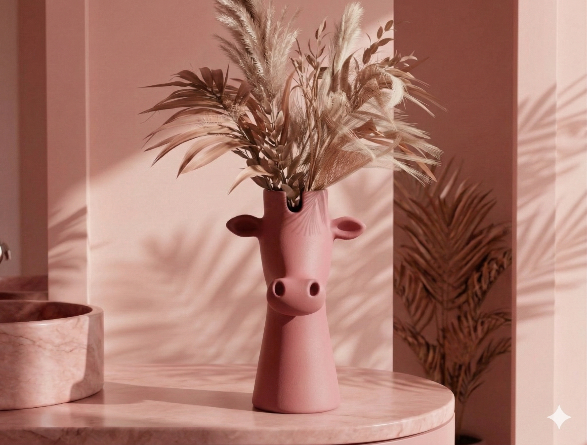 Vaso Giraffa in Scultura Digitale (20cm)
