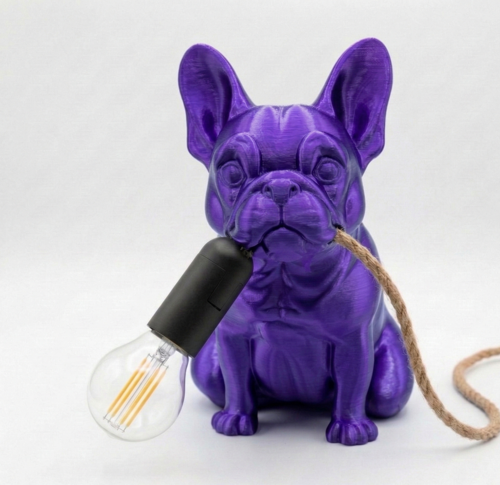 🐶 Lampada Frenchie Glow: L'Icona del Design in Stampa 3D