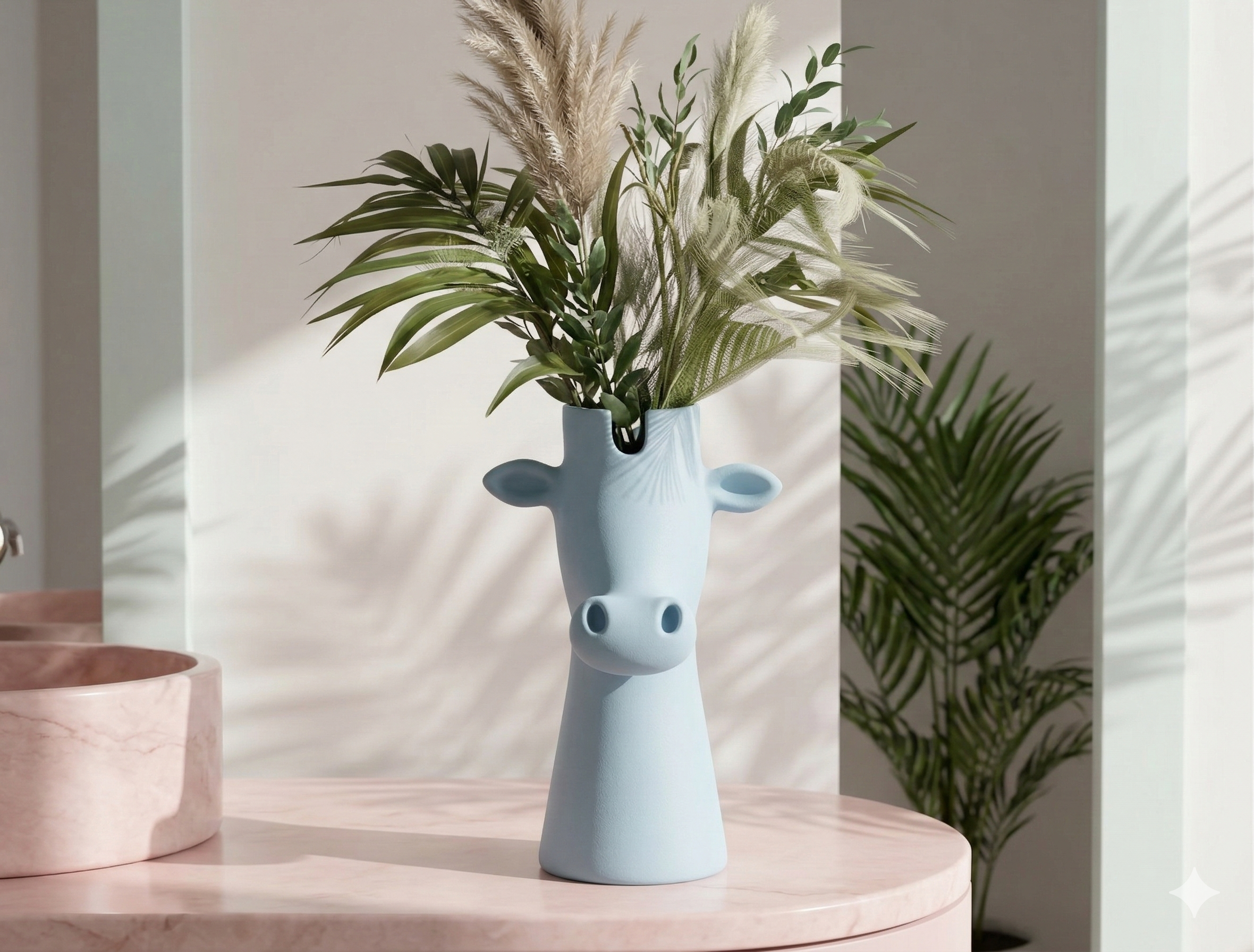 Vaso Giraffa in Scultura Digitale (20cm)