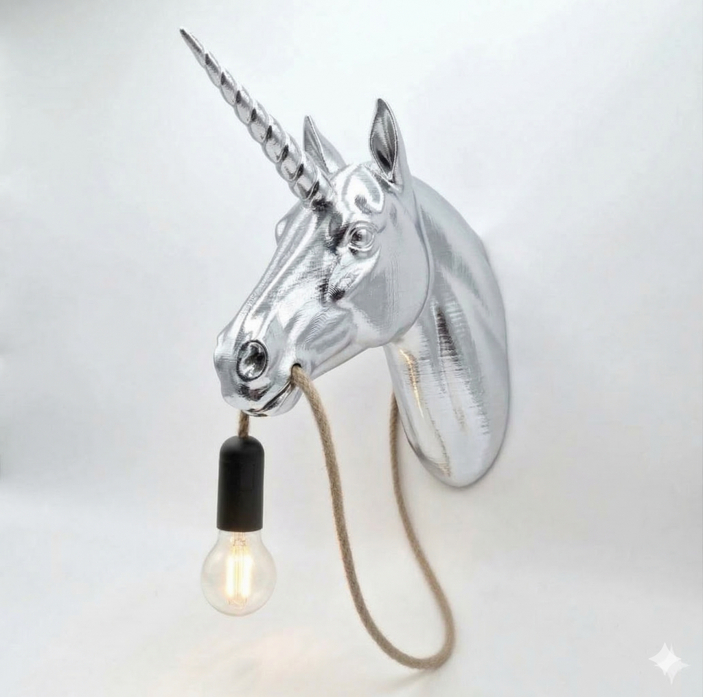 Unicorn Light/Lampada Unicorno 24 cm