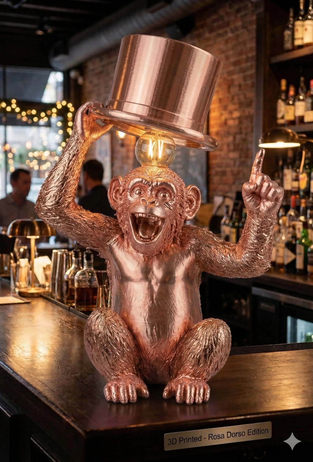 MONKEY LAMPADA 3D L=35CM