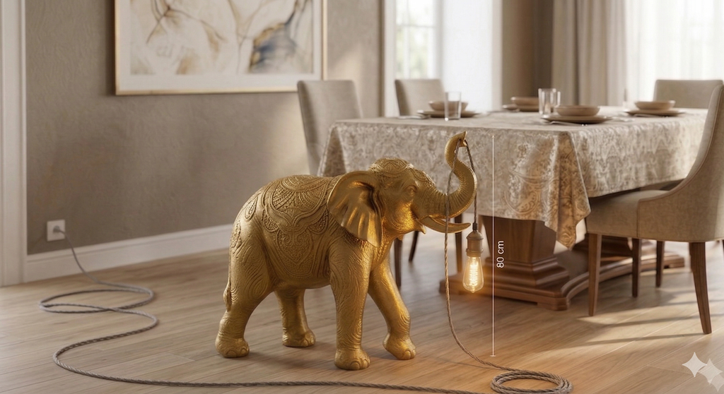 Elephant Lamp 80 cm