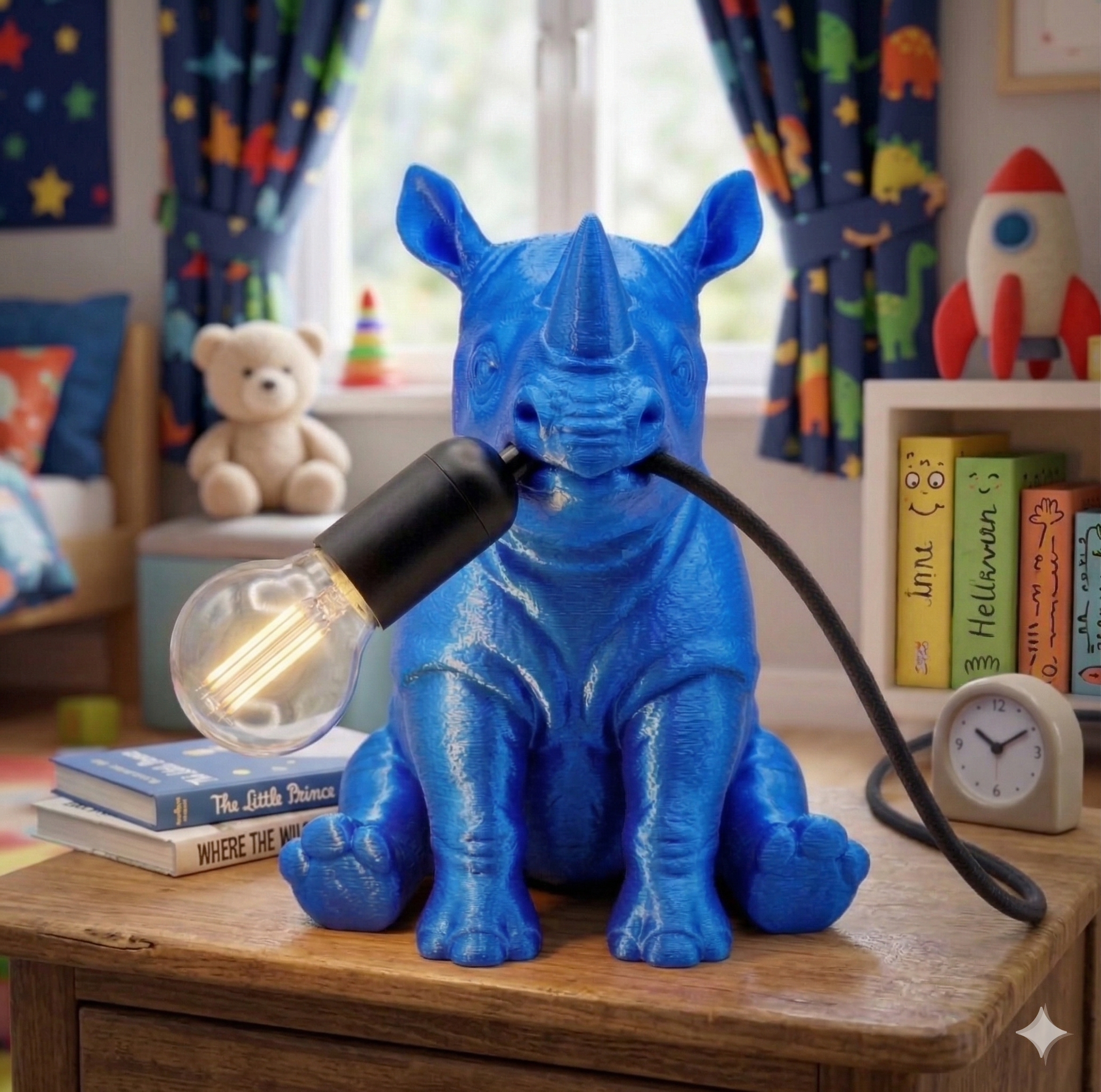 💡 Rino Lamp – La Scultura di Luce (Table Art)