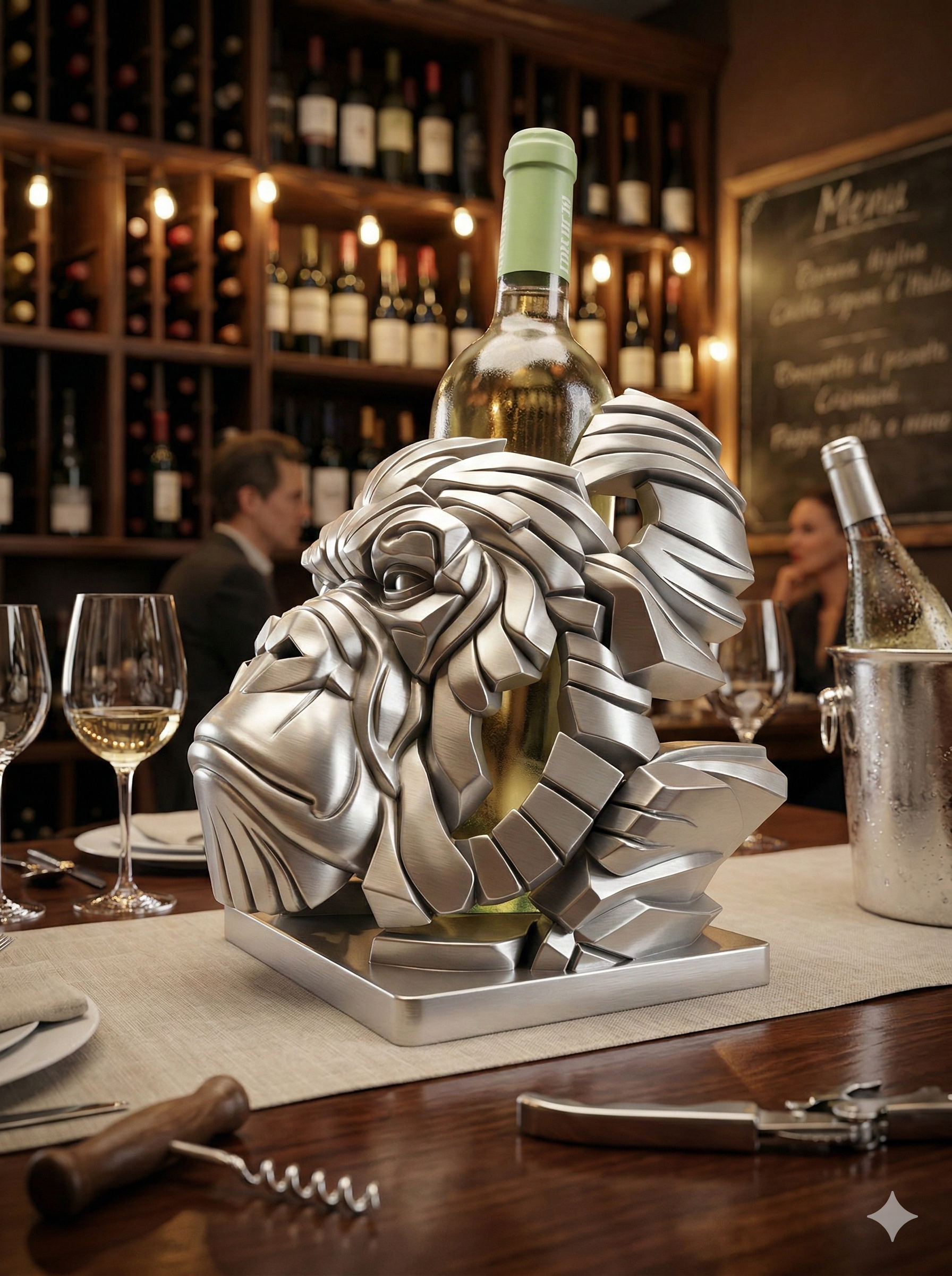 Supporto Portabottiglie Gorilla Wine