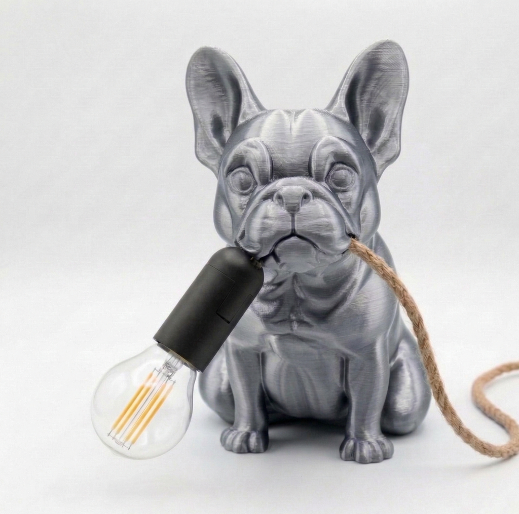 🐶 Lampada Frenchie Glow: L'Icona del Design in Stampa 3D