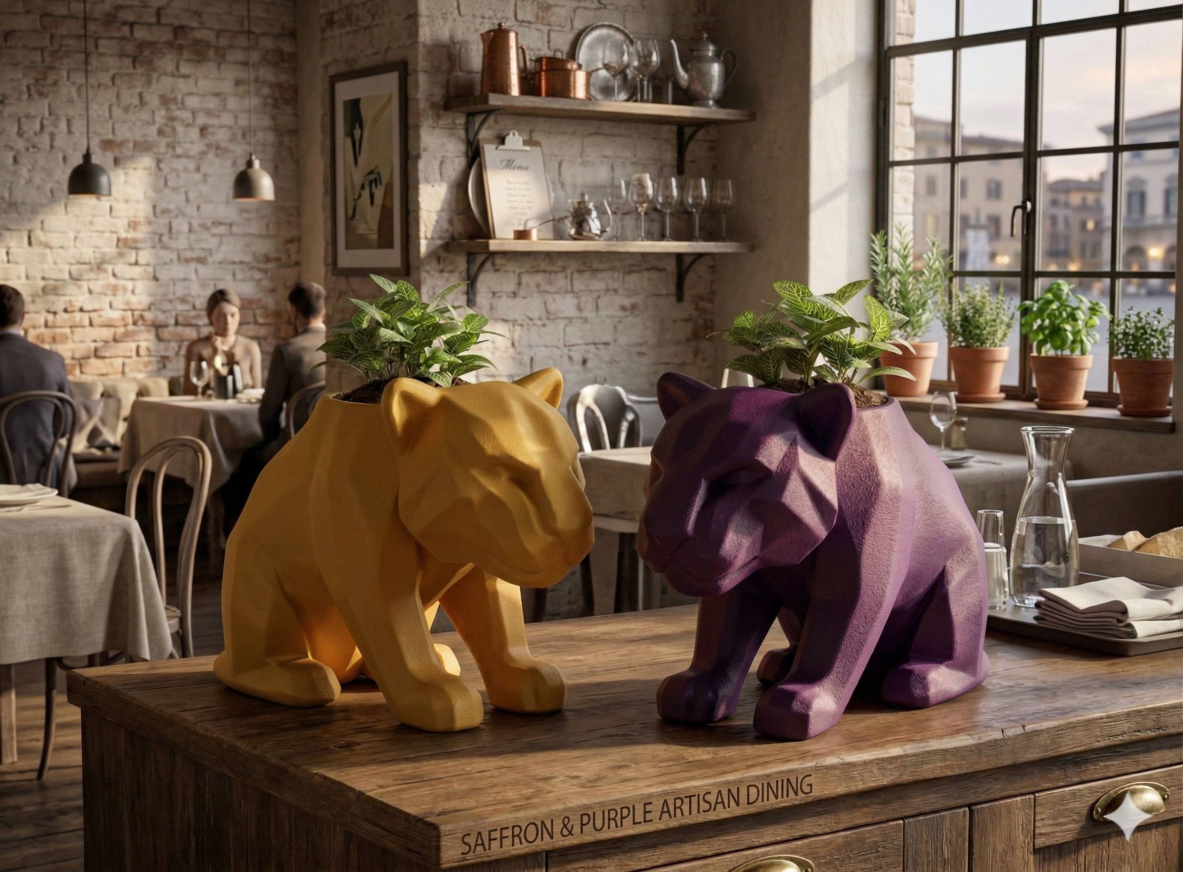 Salto di Stile: Il Vaso TIGER 3D che Domina la Scena (15cm)