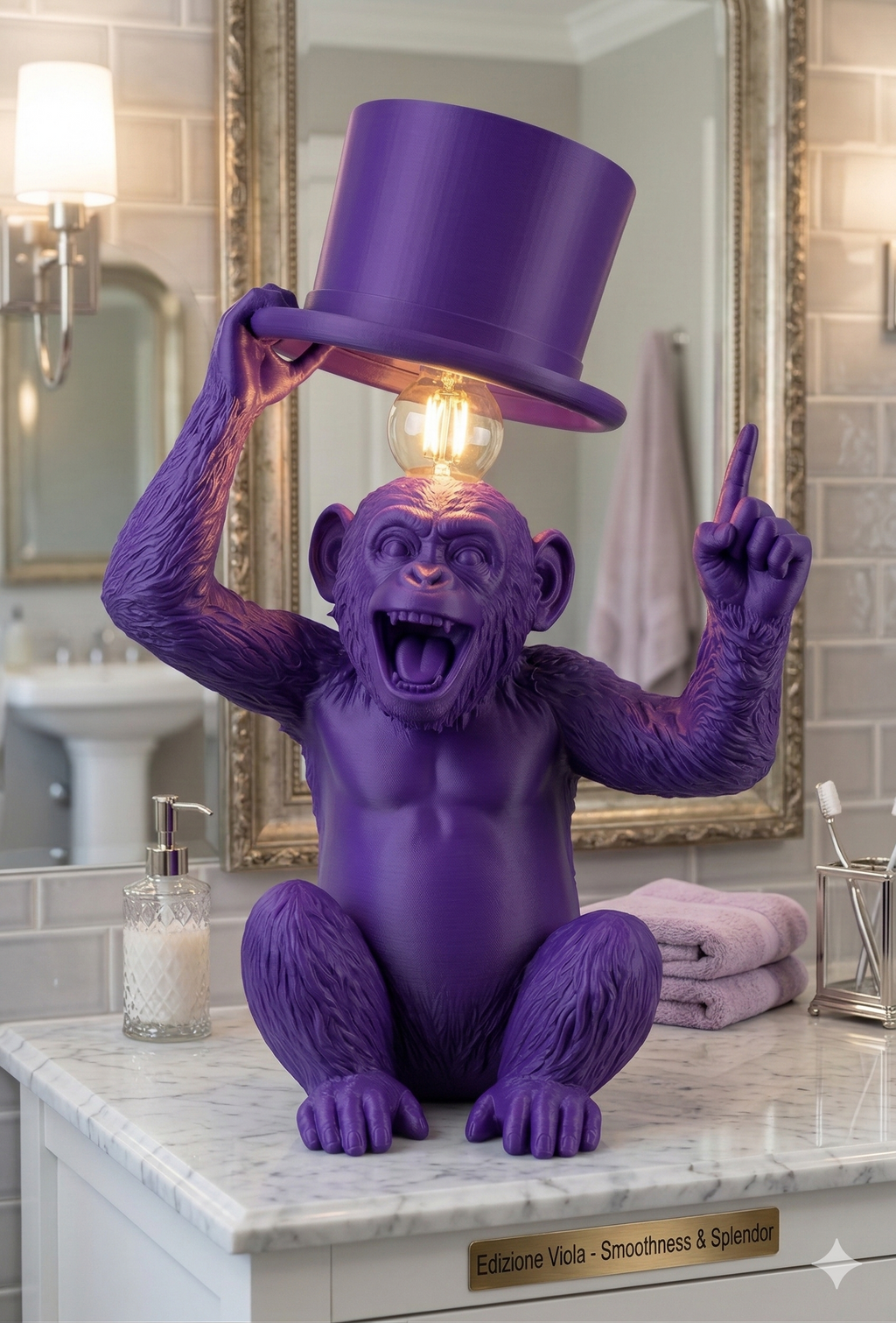 MONKEY LAMPADA 3D L=35CM