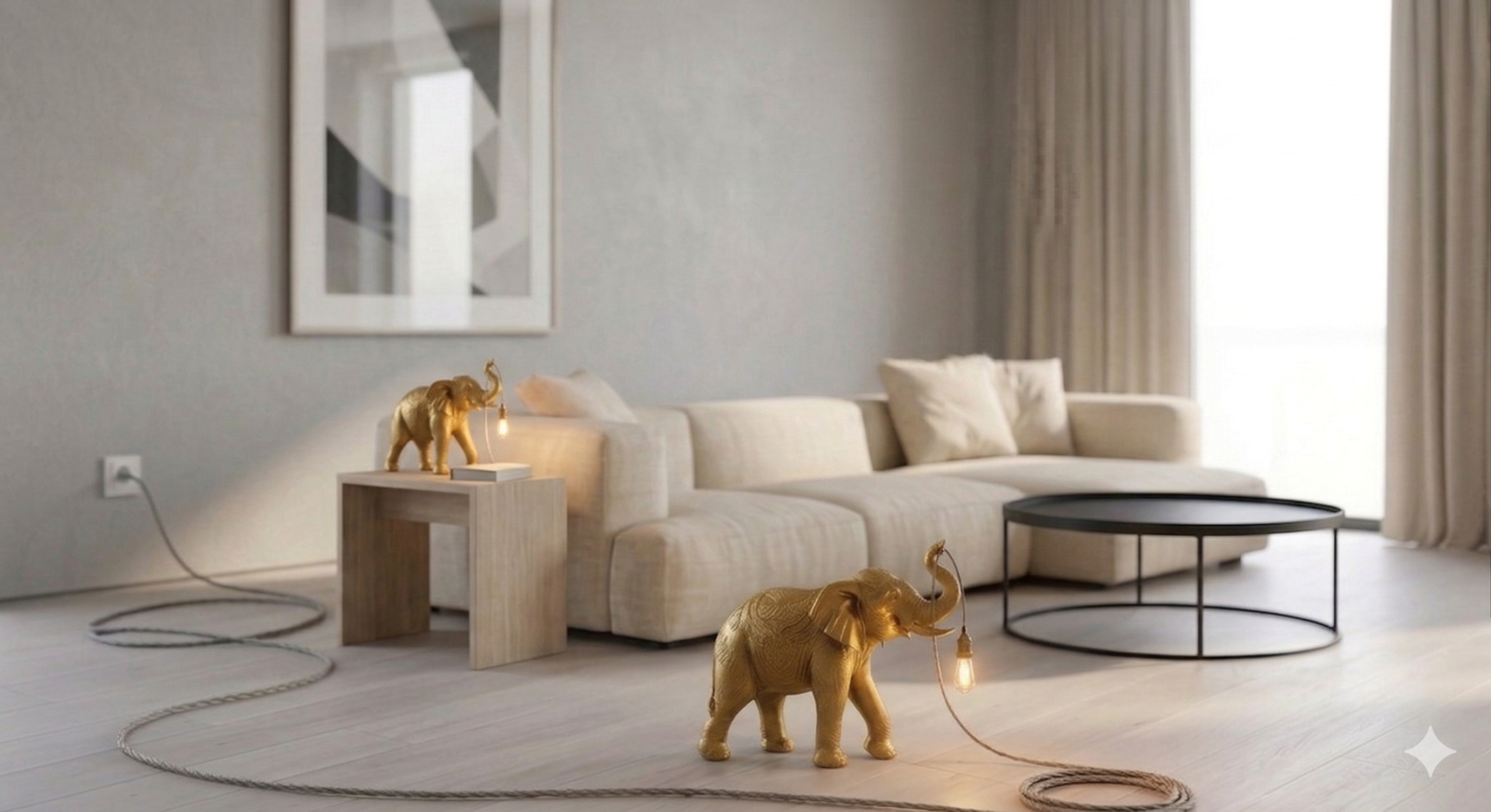 Elephant Lamp 80 cm