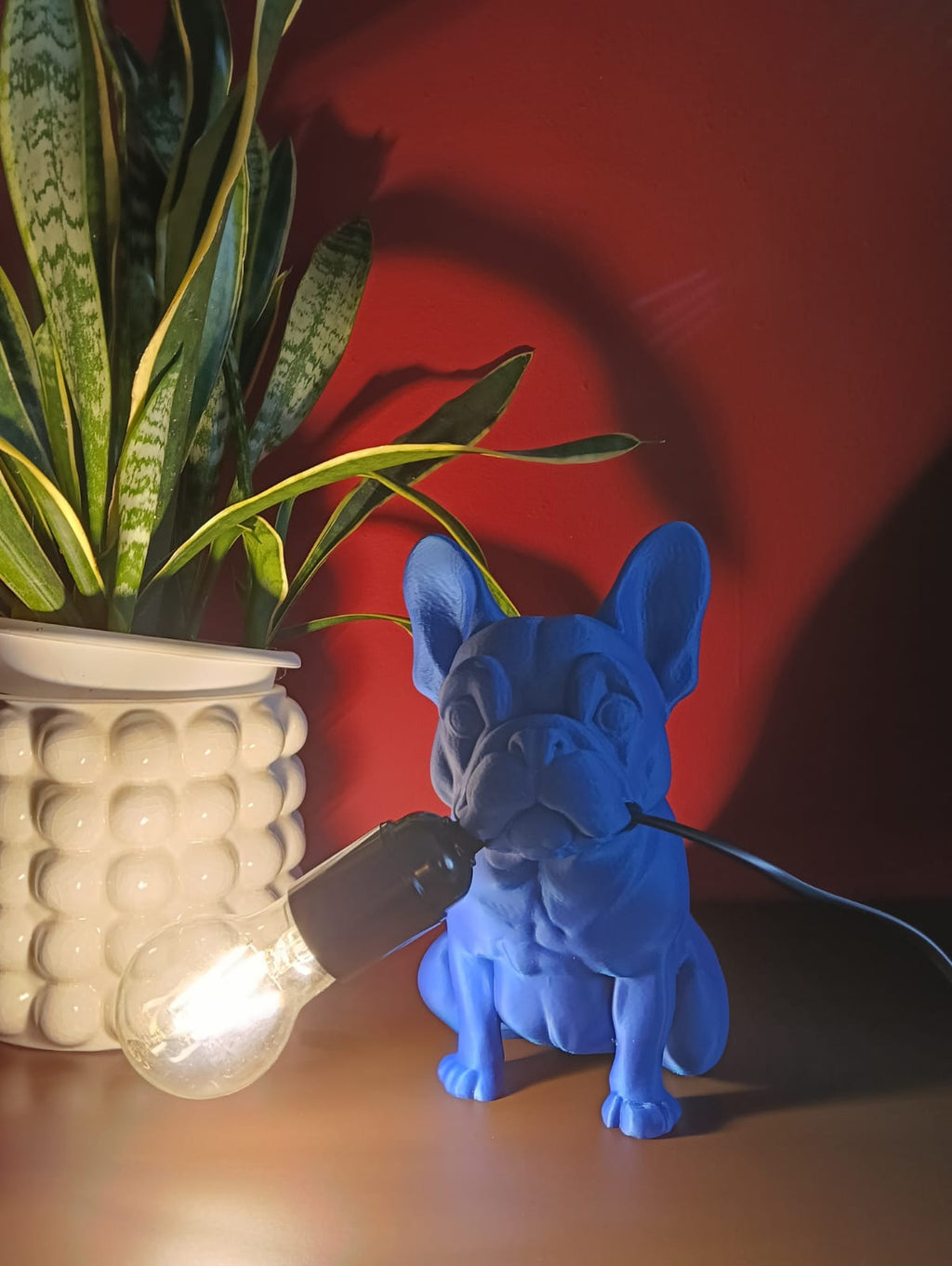 🐶 Lampada Frenchie Glow: L'Icona del Design in Stampa 3D