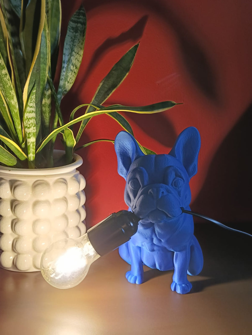 🐶 Lampada Frenchie Glow: L'Icona del Design in Stampa 3D