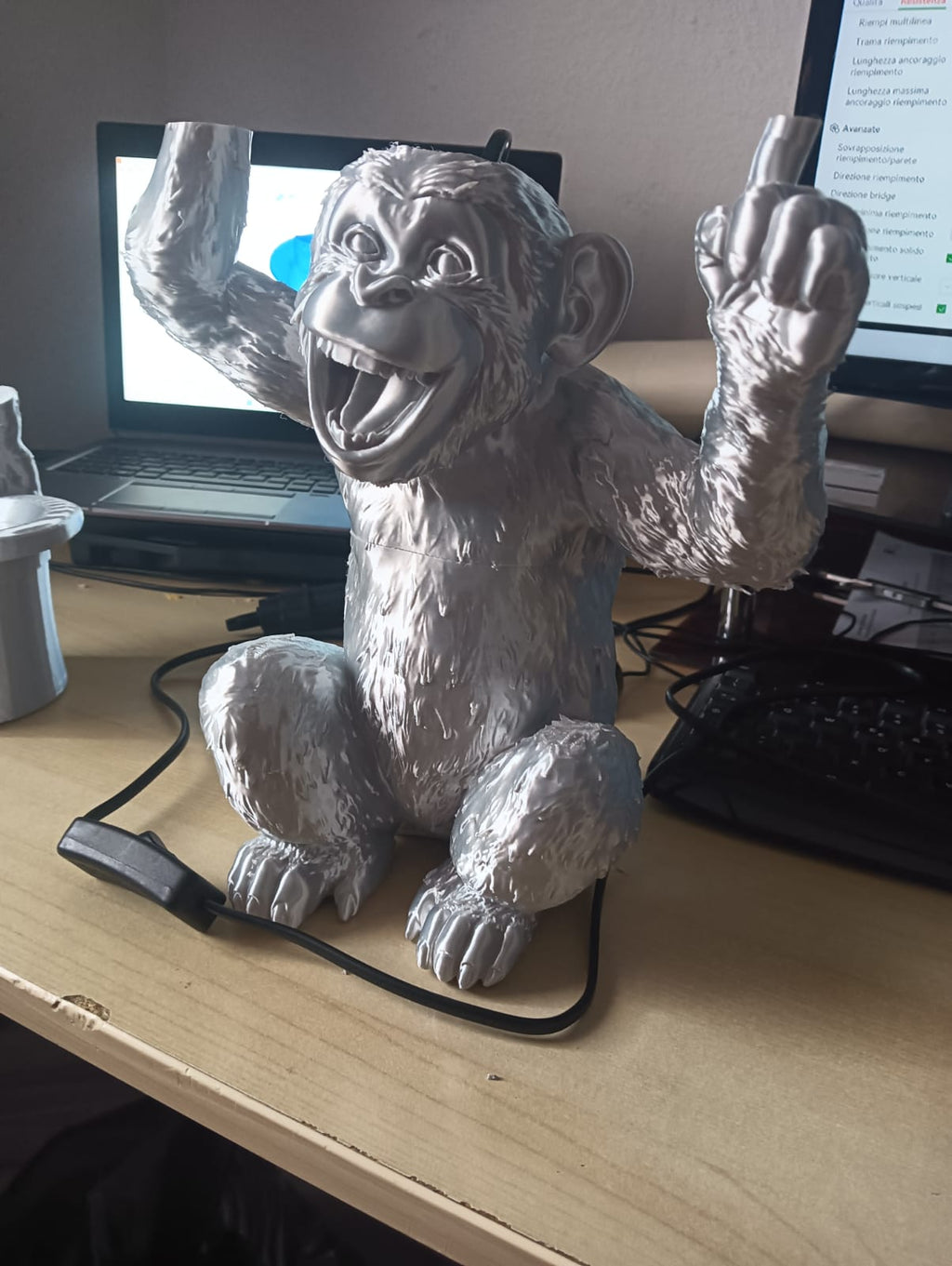 MONKEY LAMPADA 3D L=35CM